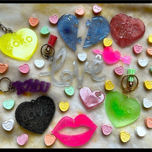 Hand Crafted Other - 🎉🎉HP🎉🎉 Handmade VALENTINES DAY/ LOVE Keychains